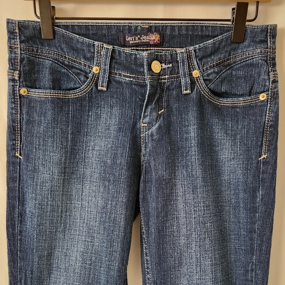 Levi's Genuinely Crafted Low Rise Bootcut Jeans early 2000's, size 5 M - Picture 2 of 10